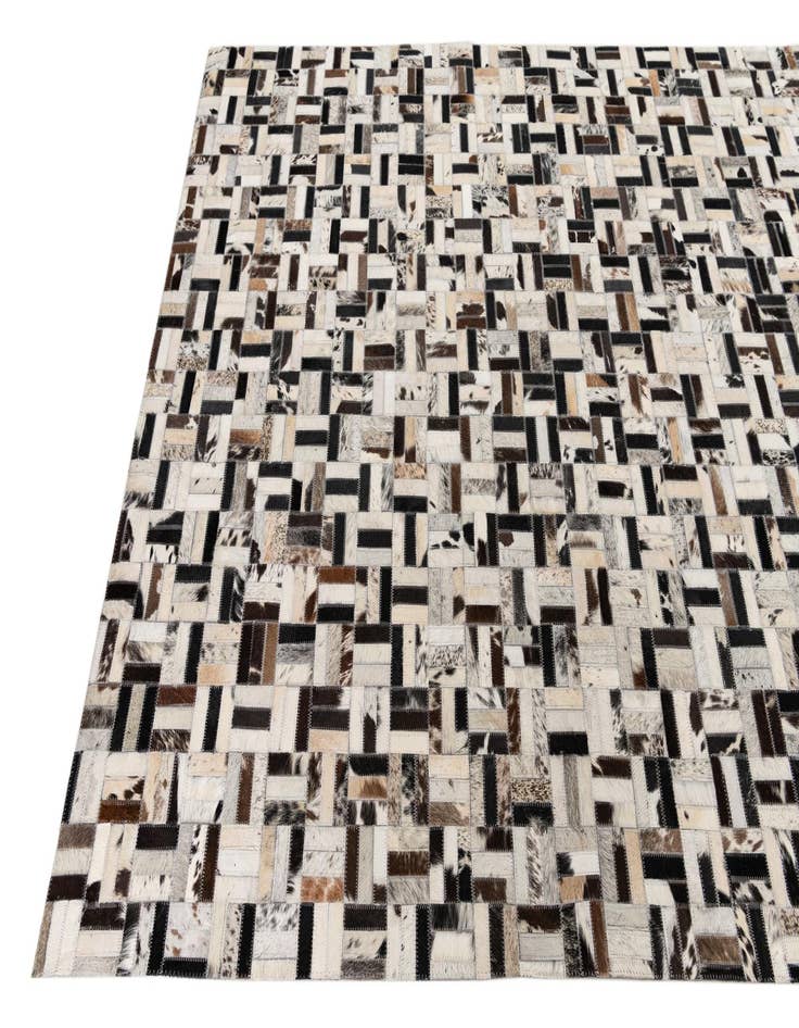 Detail image of  5' x 8' Cowhide Leather Rug