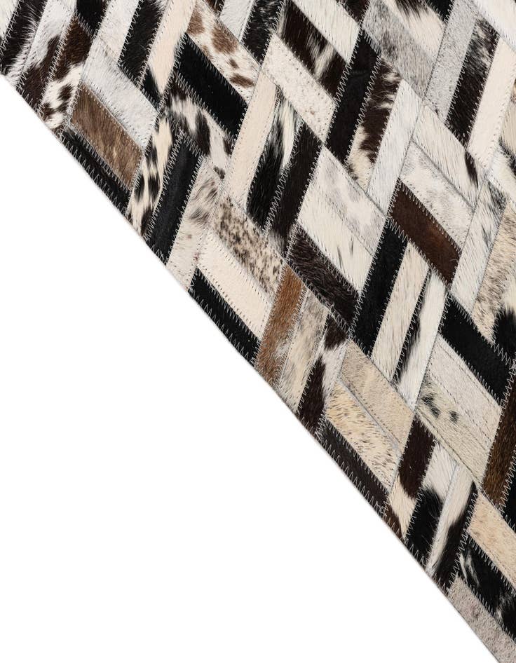 Detail image of  5' x 8' Cowhide Leather Rug