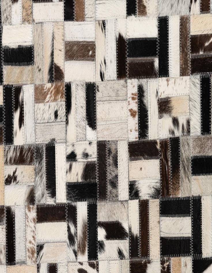 Detail image of  5' x 8' Cowhide Leather Rug