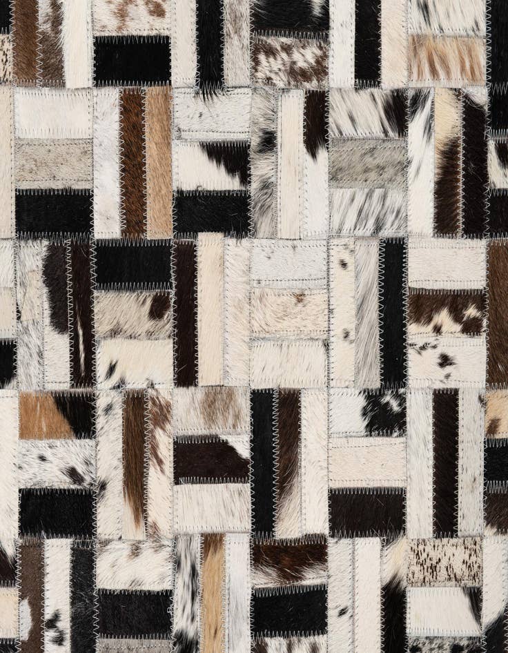 Detail image of  5' x 8' Cowhide Leather Rug