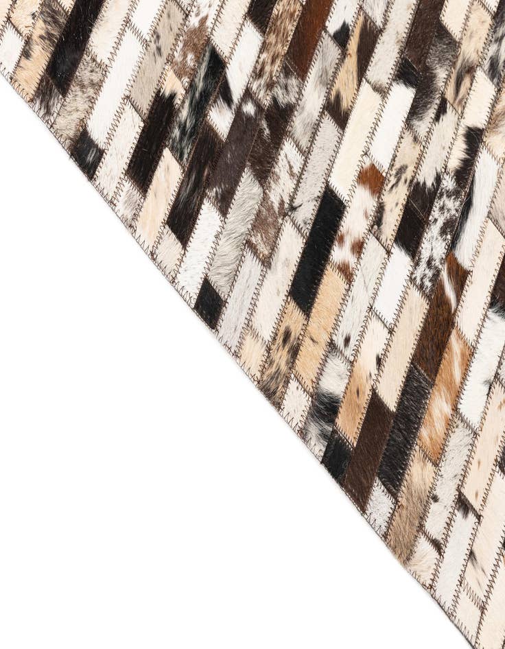 Detail image of  5' x 8' Cowhide Leather Rug