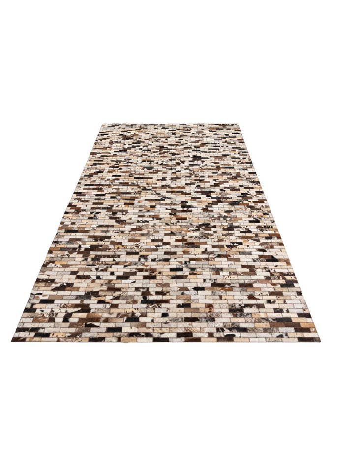 Detail image of  5' x 8' Cowhide Leather Rug