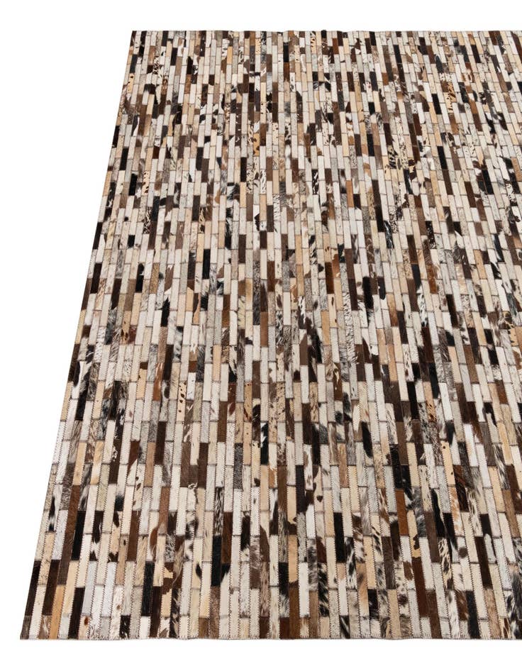 Detail image of  5' x 8' Cowhide Leather Rug