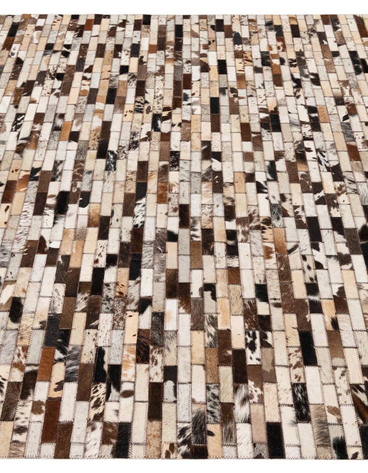 Detail image of  5' x 8' Cowhide Leather Rug
