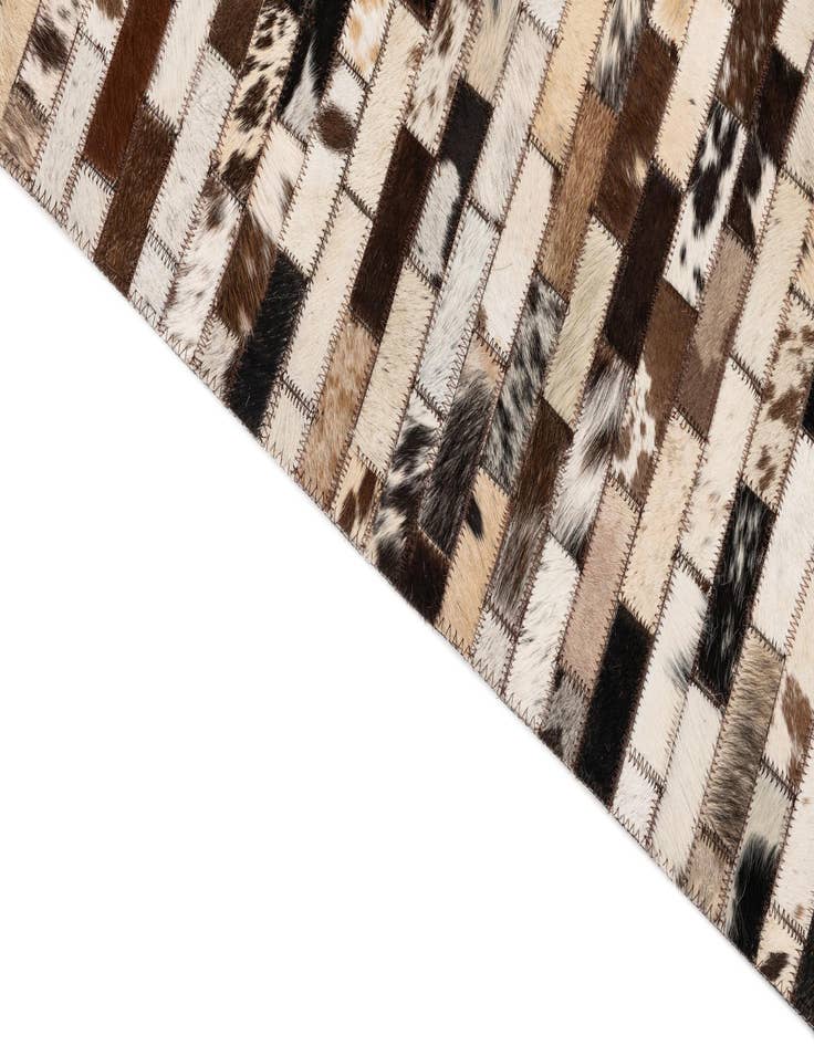 Detail image of  5' x 8' Cowhide Leather Rug