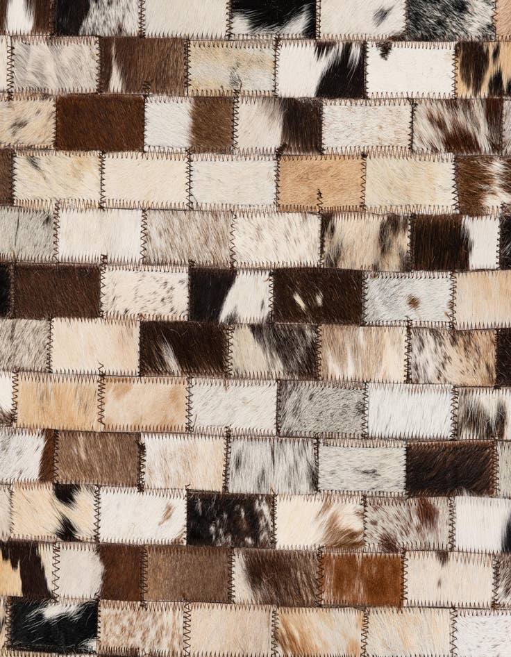 Detail image of  5' x 8' Cowhide Leather Rug