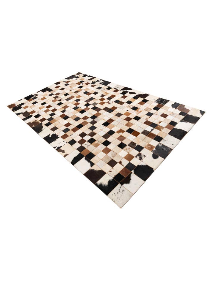 Detail image of  5' x 8' Cowhide Leather Rug