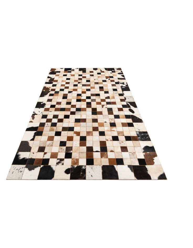 Detail image of  5' x 8' Cowhide Leather Rug