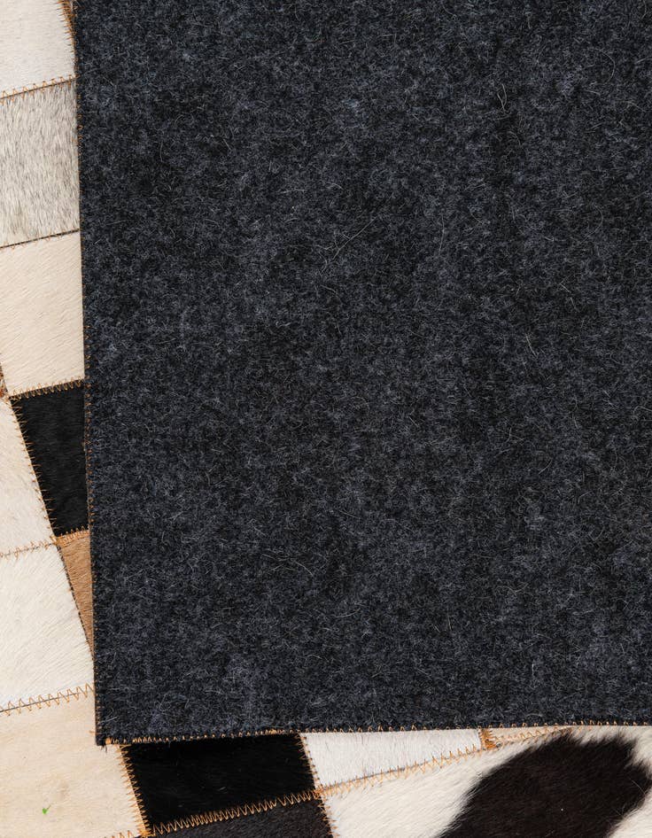 Detail image of  5' x 8' Cowhide Leather Rug
