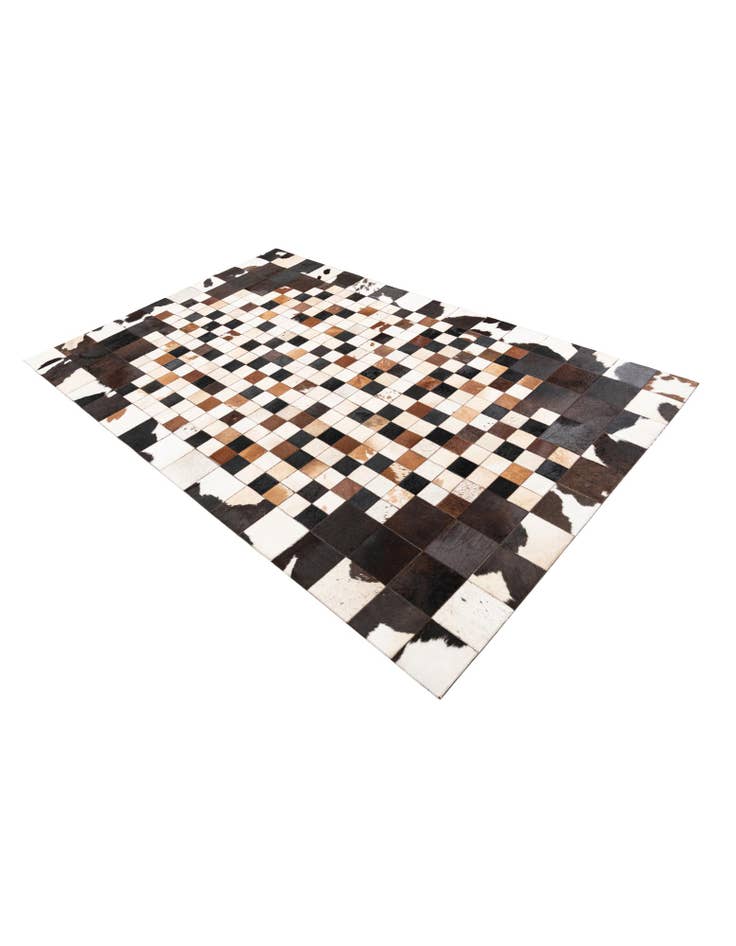Detail image of  5' x 8' Cowhide Leather Rug