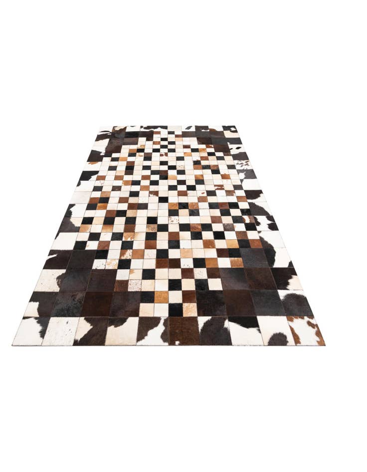 Detail image of  5' x 8' Cowhide Leather Rug