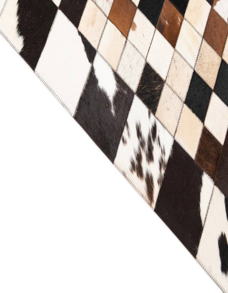 Detail image of  5' x 8' Cowhide Leather Rug