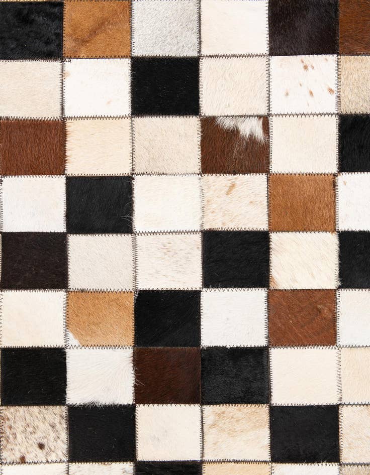 Detail image of  5' x 8' Cowhide Leather Rug