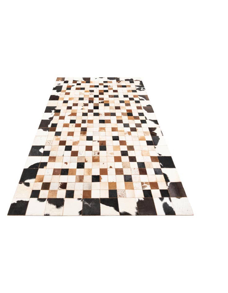 Detail image of  5' x 8' Cowhide Leather Rug