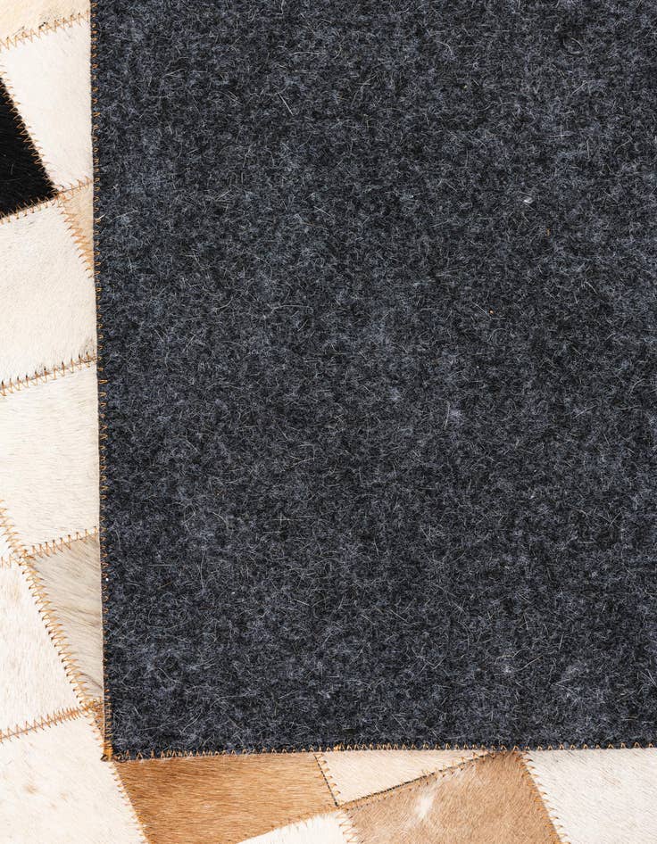 Detail image of  5' x 8' Cowhide Leather Rug