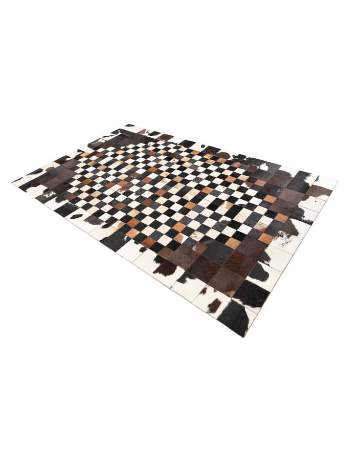 Detail image of  5' x 8' Cowhide Leather Rug