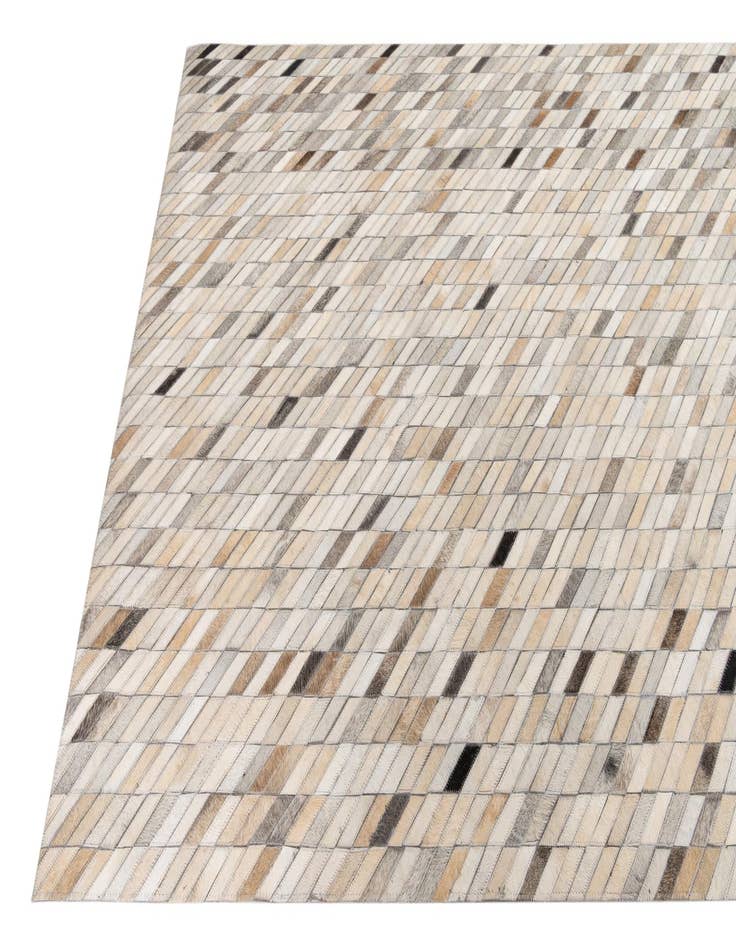 Detail image of  5' x 8' Cowhide Leather Rug