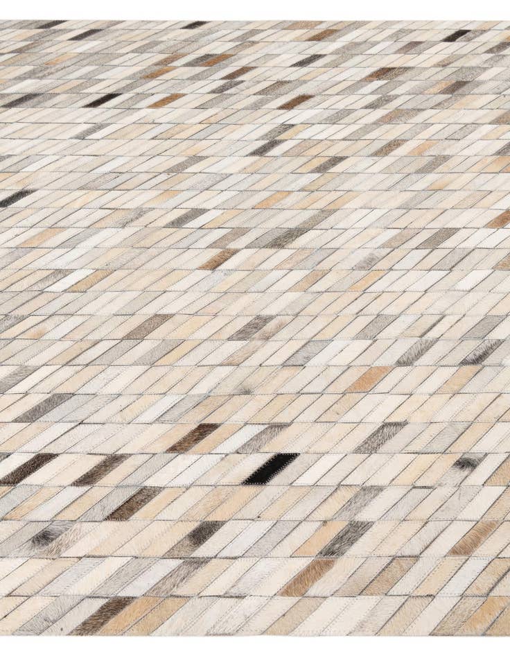 Detail image of  5' x 8' Cowhide Leather Rug