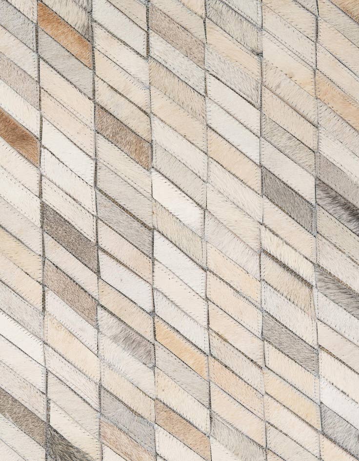 Detail image of  5' x 8' Cowhide Leather Rug