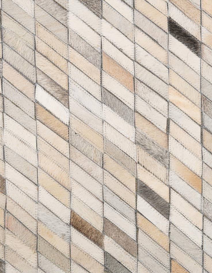 Detail image of  5' x 8' Cowhide Leather Rug