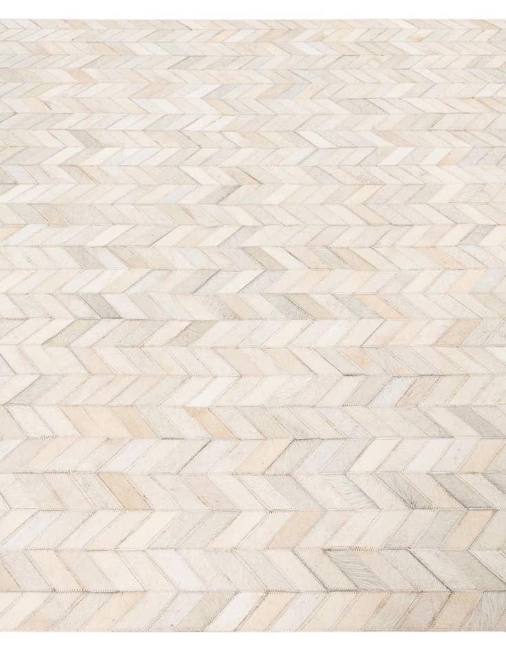 Detail image of  5' 3 x 7' 6 Cowhide Leather Rug