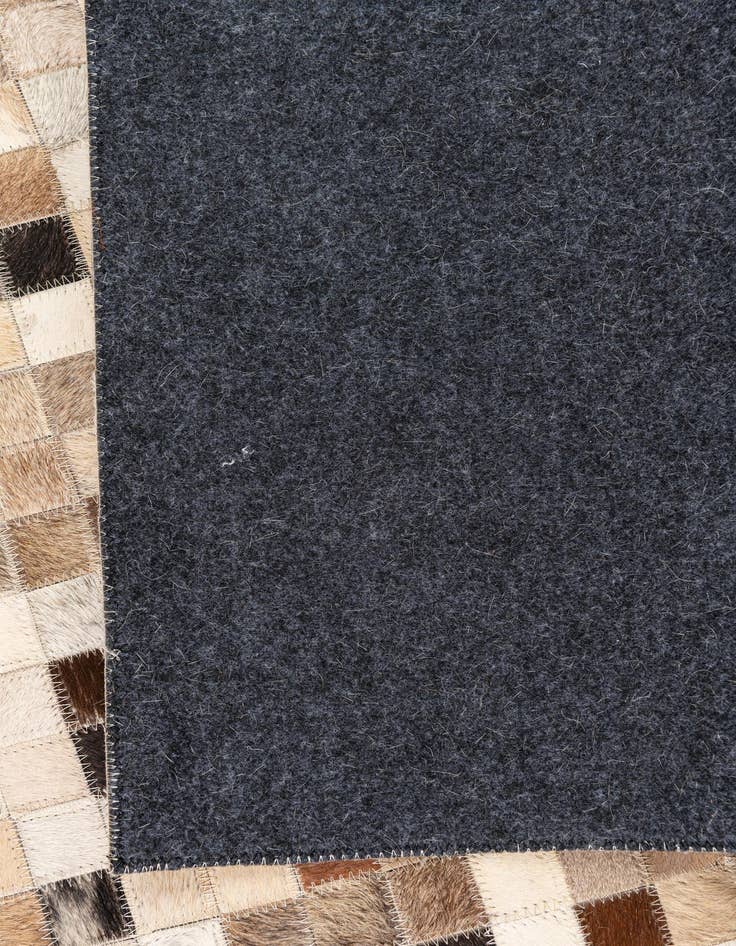 Detail image of  5' 2 x 8' Cowhide Leather Rug