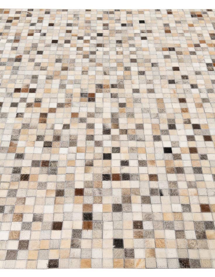 Detail image of  5' x 8' Cowhide Leather Rug