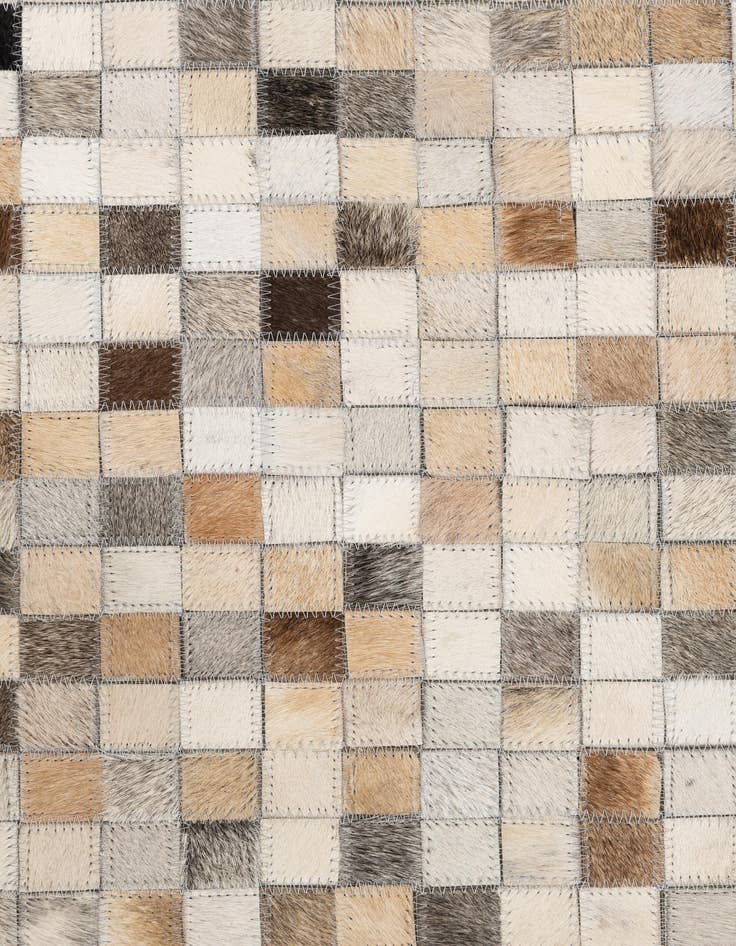 Detail image of  5' x 8' Cowhide Leather Rug