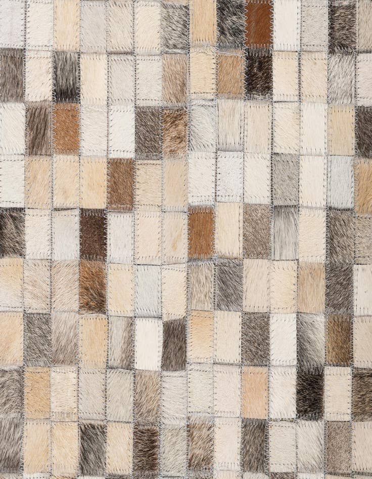 Detail image of  5' x 8' Cowhide Leather Rug