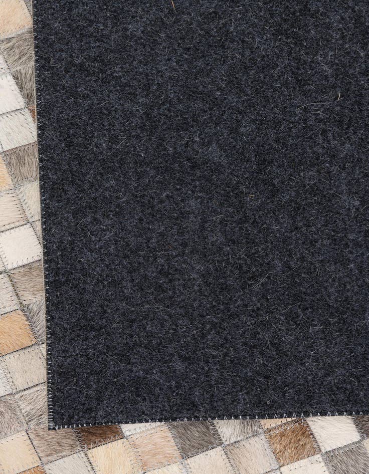 Detail image of  5' x 8' Cowhide Leather Rug