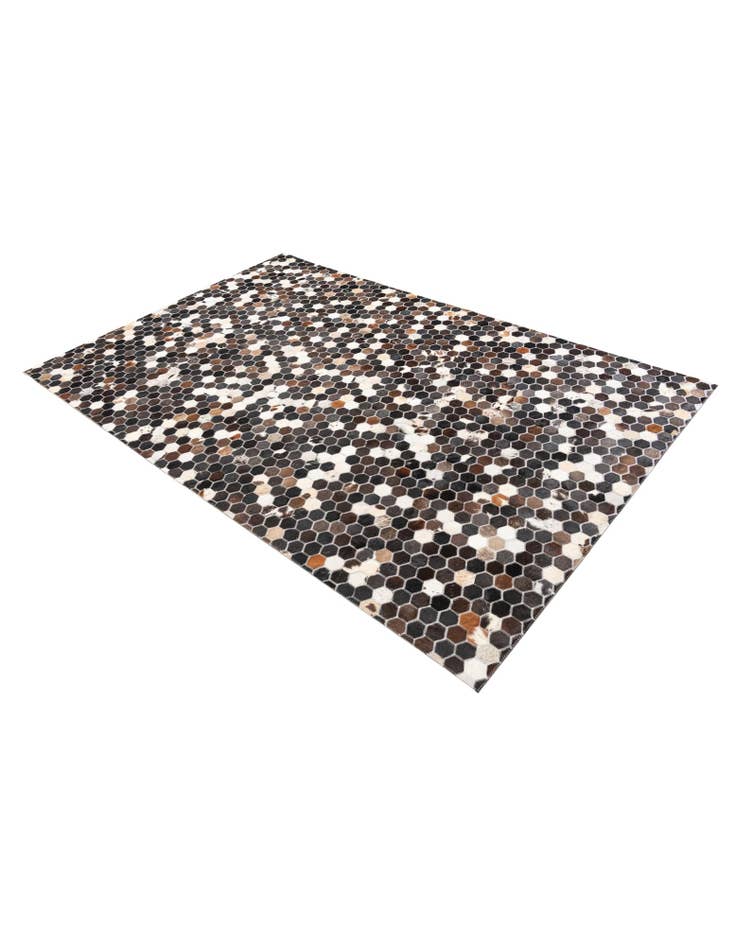 Detail image of  5' x 7' 9 Cowhide Leather Rug