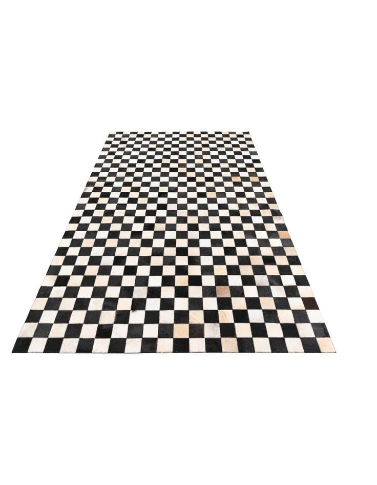 Detail image of  5' x 8' Cowhide Leather Rug