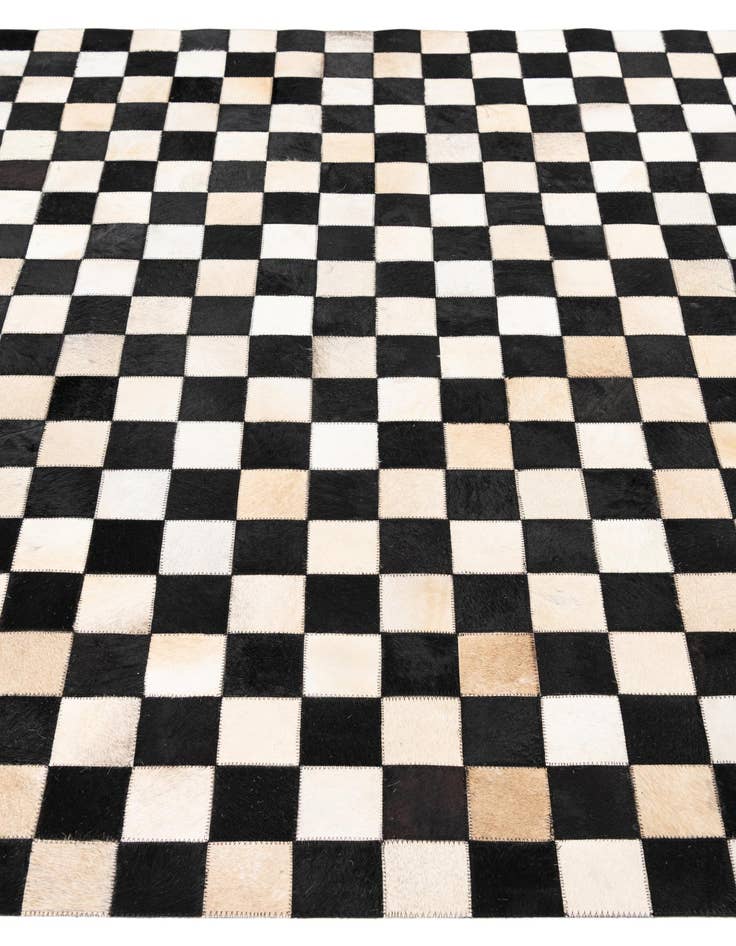 Detail image of  5' x 8' Cowhide Leather Rug