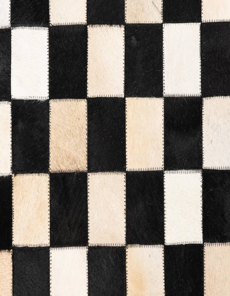 Detail image of  5' x 8' Cowhide Leather Rug