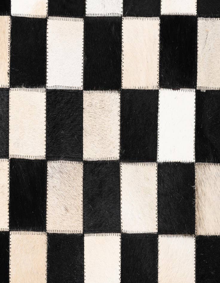 Detail image of  5' x 8' Cowhide Leather Rug