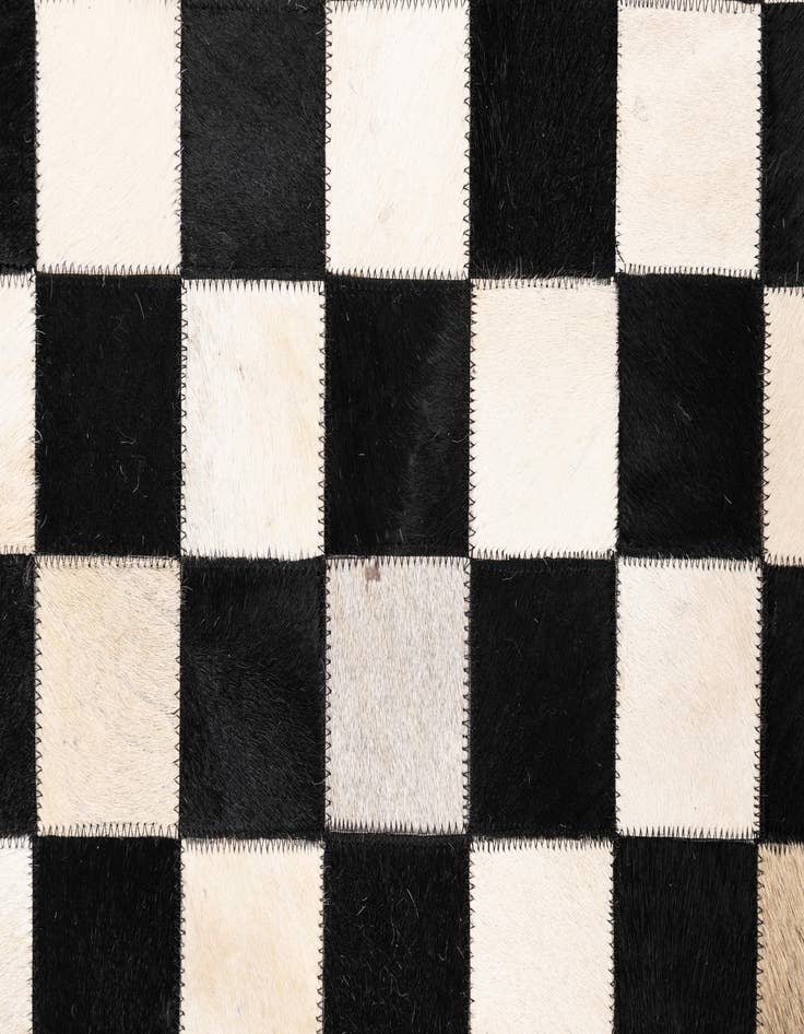 Detail image of  5' x 8' Cowhide Leather Rug