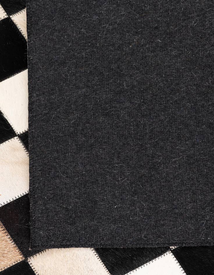 Detail image of  5' x 8' Cowhide Leather Rug