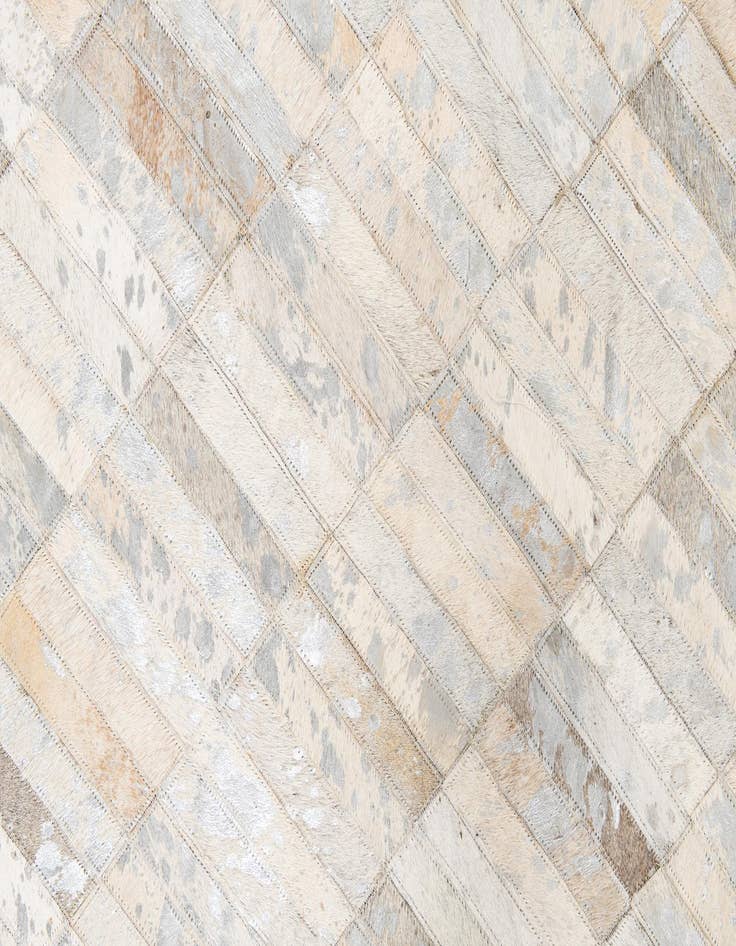 Detail image of  3' 10 x 5' 8 Cowhide Leather Rug