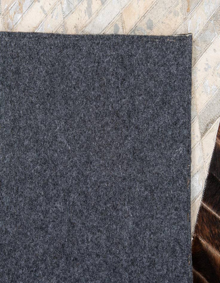 Detail image of  3' 10 x 5' 8 Cowhide Leather Rug