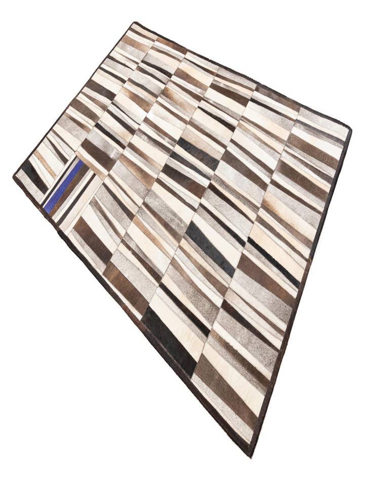 Detail image of  4' x 6' Cowhide Leather Rug