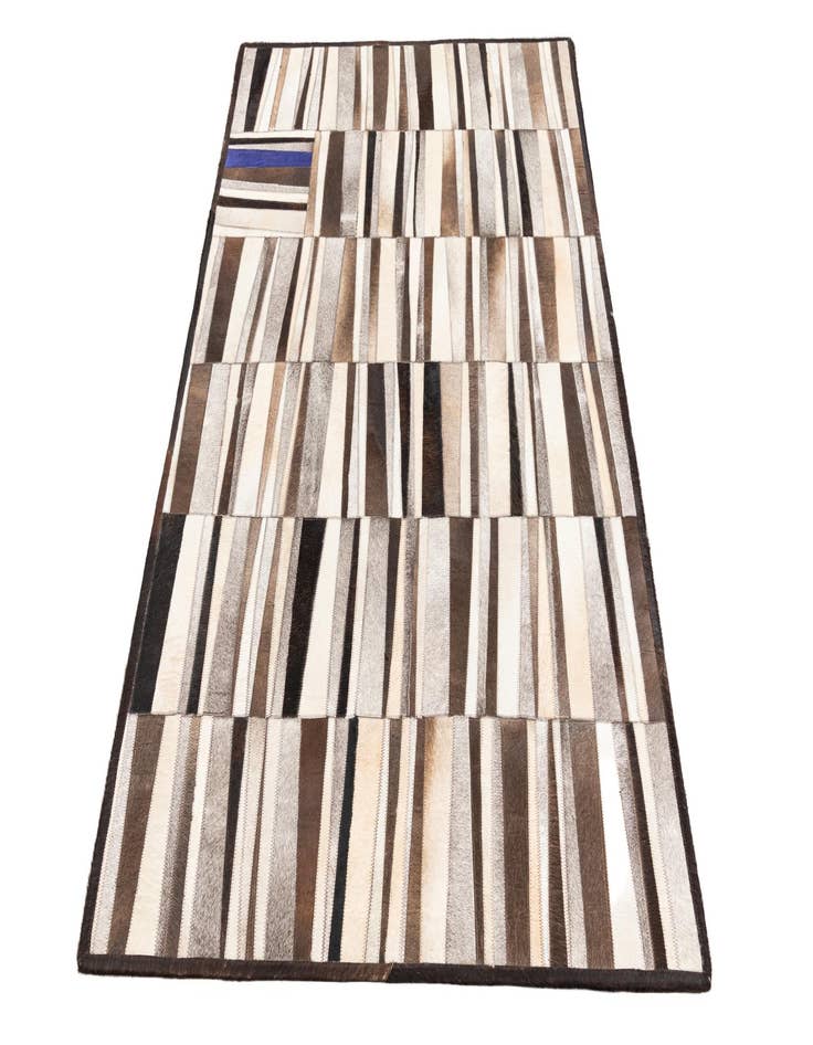 Detail image of  4' x 6' Cowhide Leather Rug