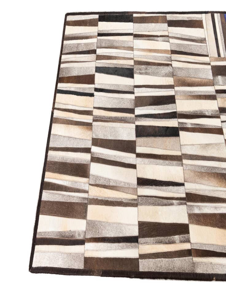 Detail image of  4' x 6' Cowhide Leather Rug