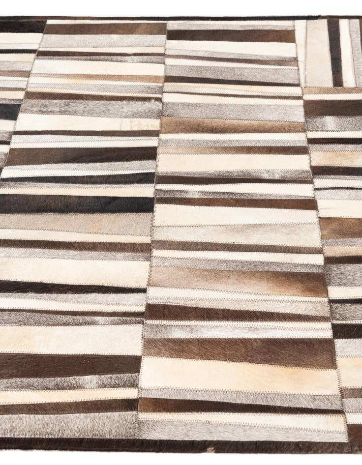 Detail image of  4' x 6' Cowhide Leather Rug
