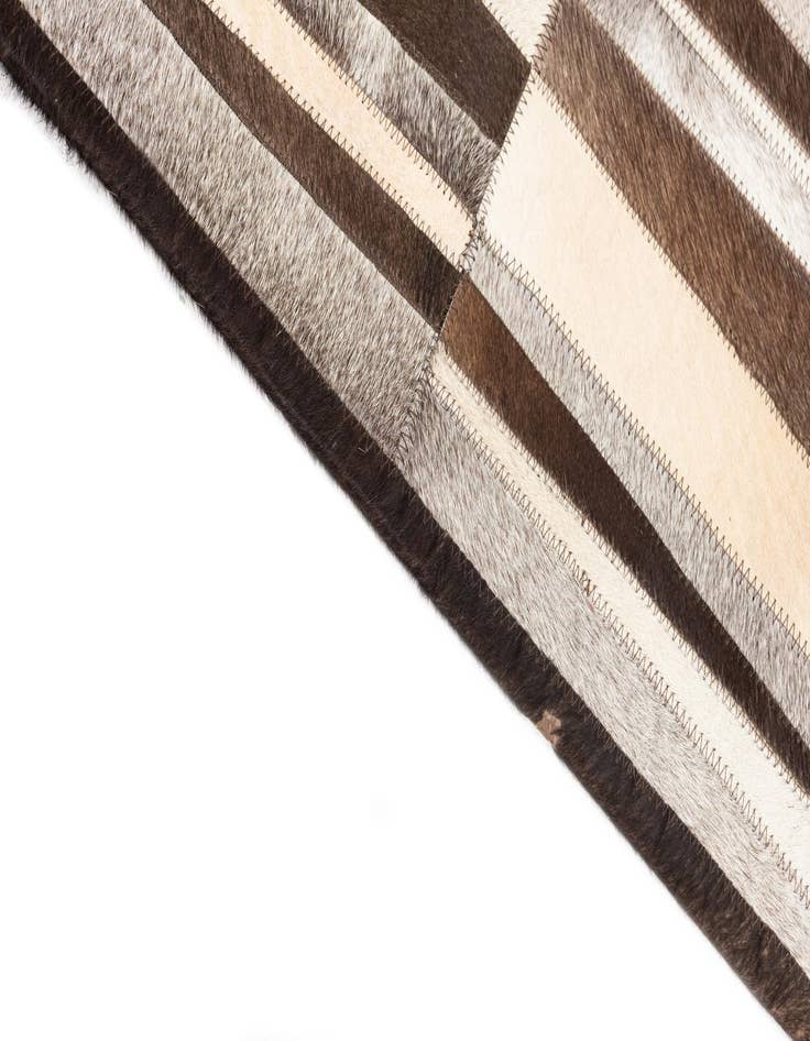 Detail image of  4' x 6' Cowhide Leather Rug