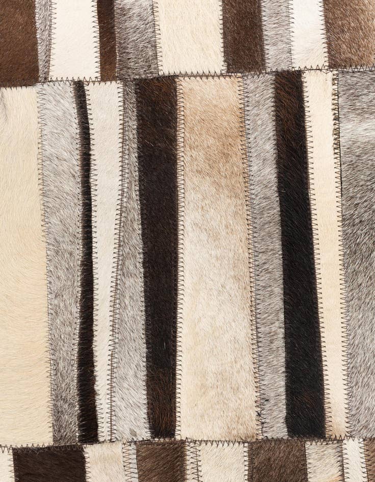 Detail image of  4' x 6' Cowhide Leather Rug