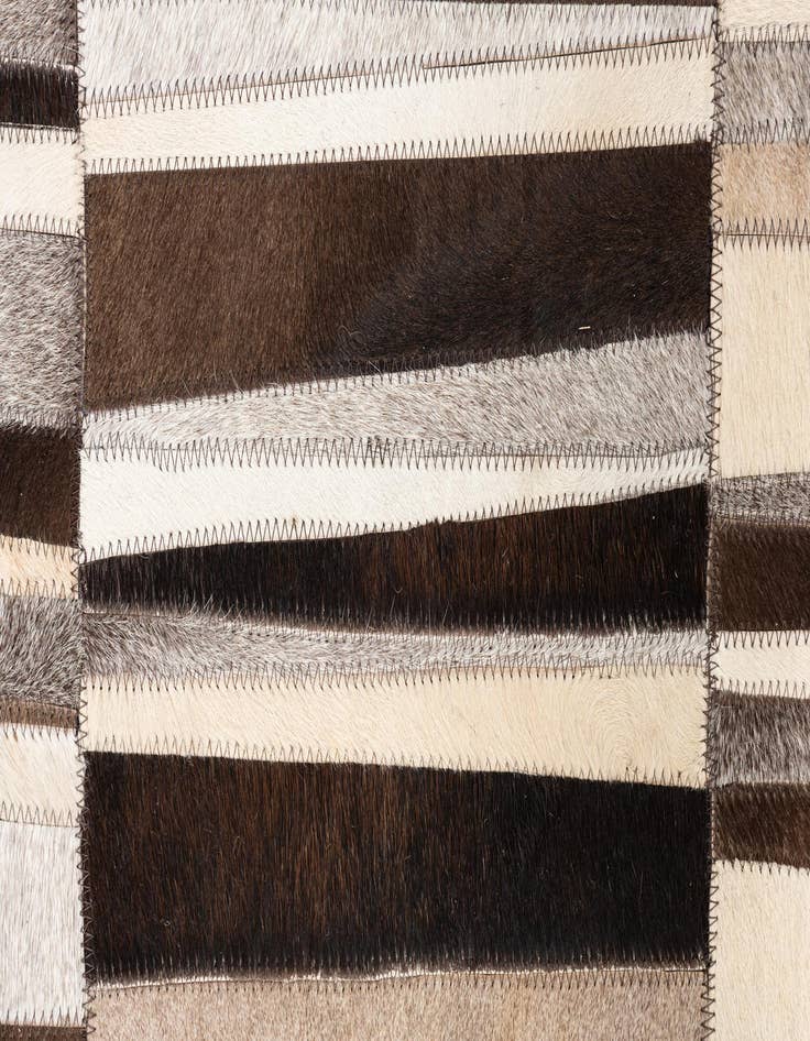 Detail image of  4' x 6' Cowhide Leather Rug