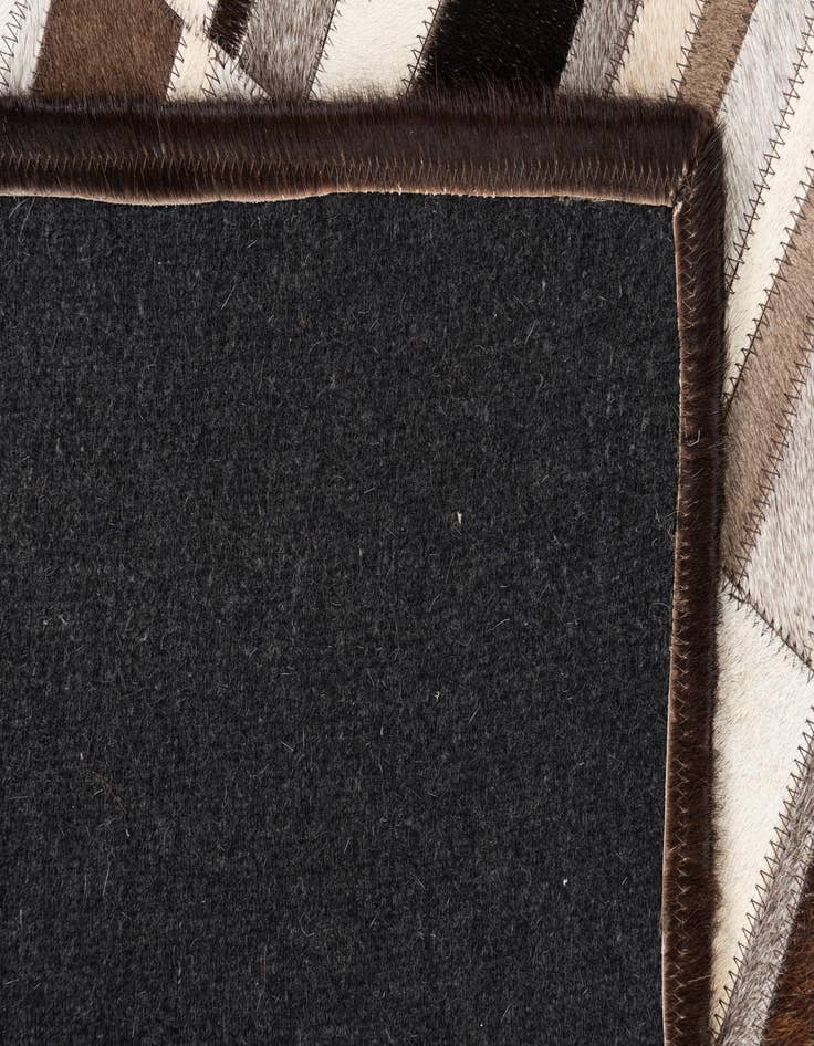 Detail image of  4' x 6' Cowhide Leather Rug