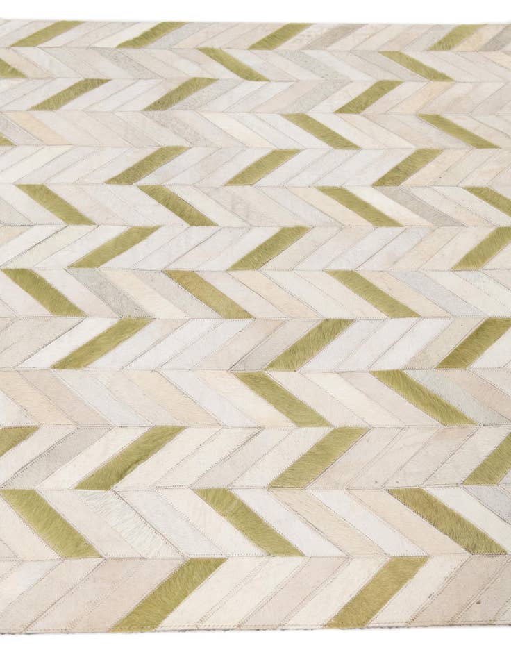 Detail image of  4' x 5' 10 Cowhide Leather Rug