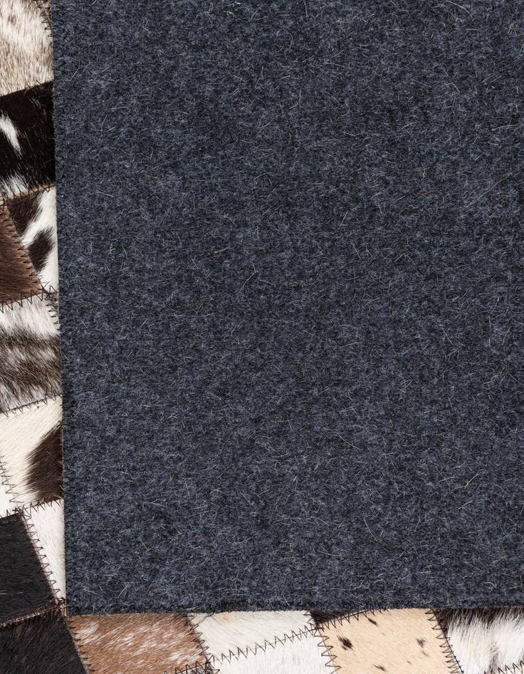 Detail image of  5' x 8' Cowhide Leather Rug