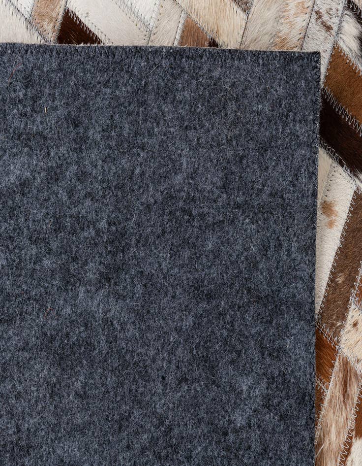 Detail image of  5' x 8' Cowhide Leather Rug